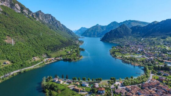 Lago d'Idro, vista aerea