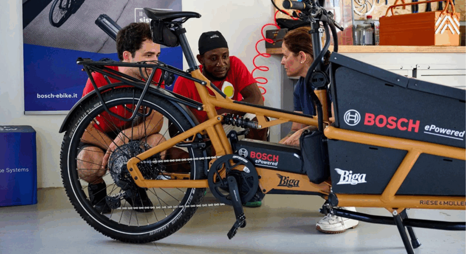 Sode Social Delivery, e-cargobike, Milano, trasporto, Bosch eBike System