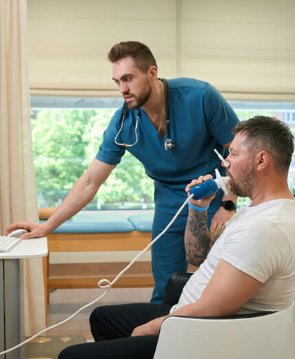 test, medico, spirometria