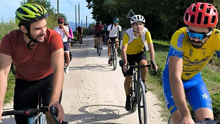 Lorenzo Barone nella social ride di Orvieto