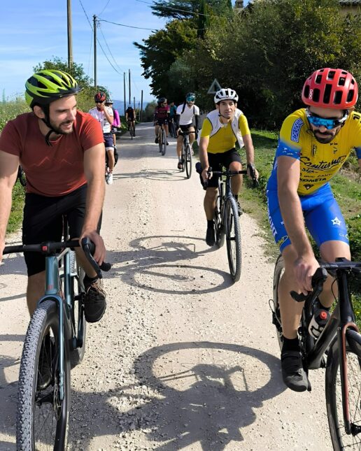 Lorenzo Barone nella social ride di Orvieto