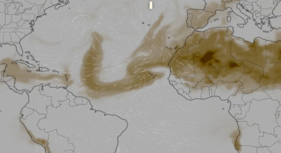 Il viaggio della sabbia dal Sahara al Sud America