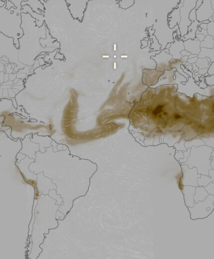 Il viaggio della sabbia dal Sahara al Sud America
