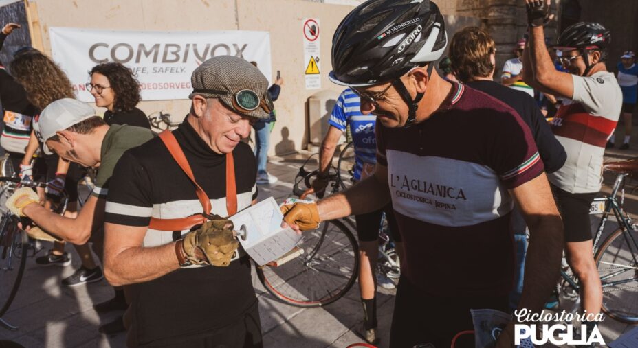 Ciclostorica Puglia, timbratura