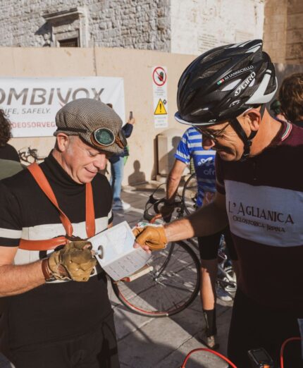 Ciclostorica Puglia, timbratura