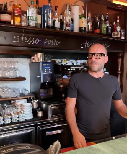 Caffe Sospeso, Carlo Morichetta del Bar Centrale di Petriolo