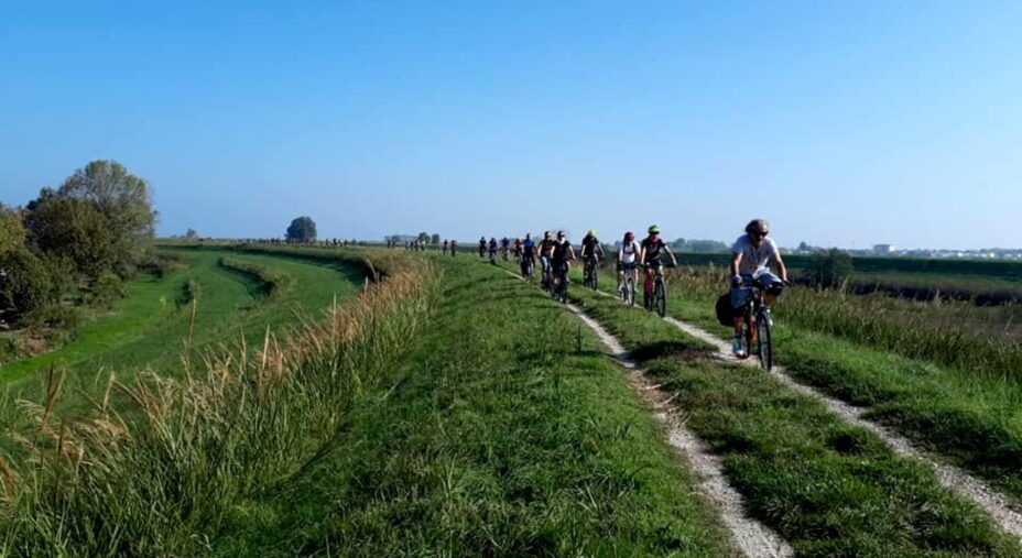 Festival Ciclista Lento a Ferrara, ciclisti offroad