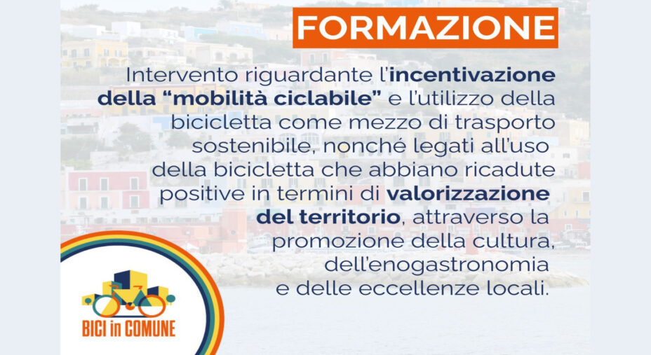 Ponza in bicicletta, formazione alla mobilità ciclabile