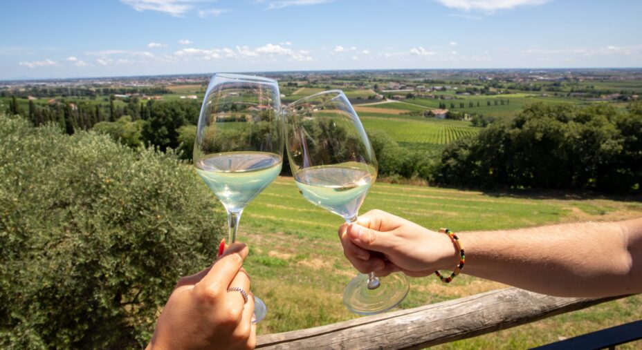 BYBYKE Custoza, calici di vino