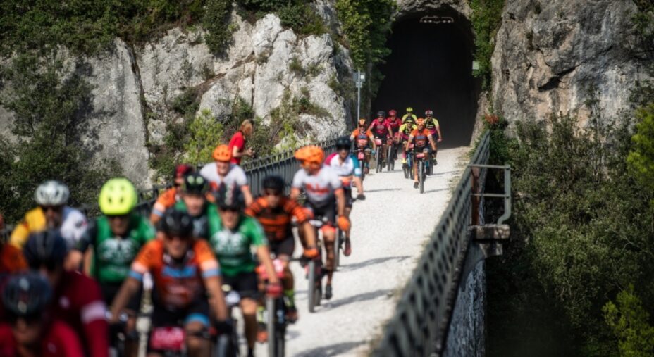 Bikers sulla ex-ferrovia Spoleto-Norcia