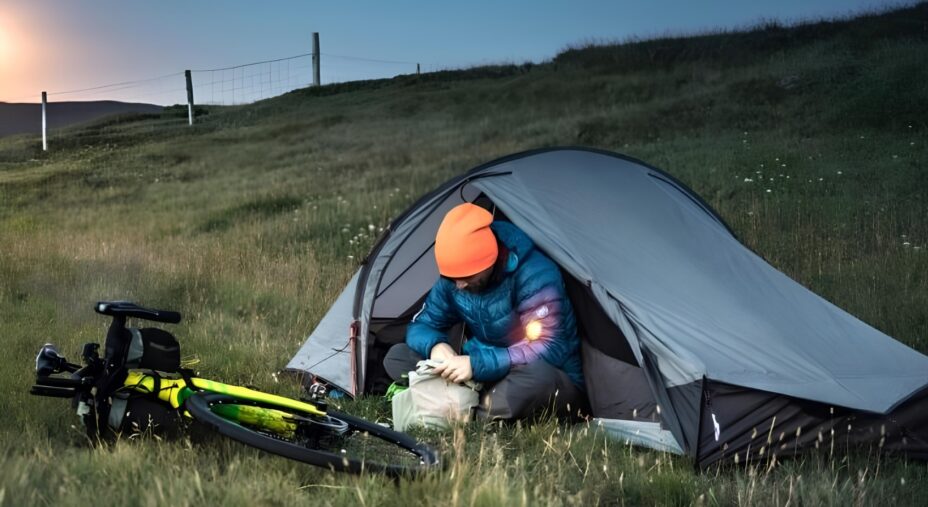Corso Bikepacking, tenda e bici