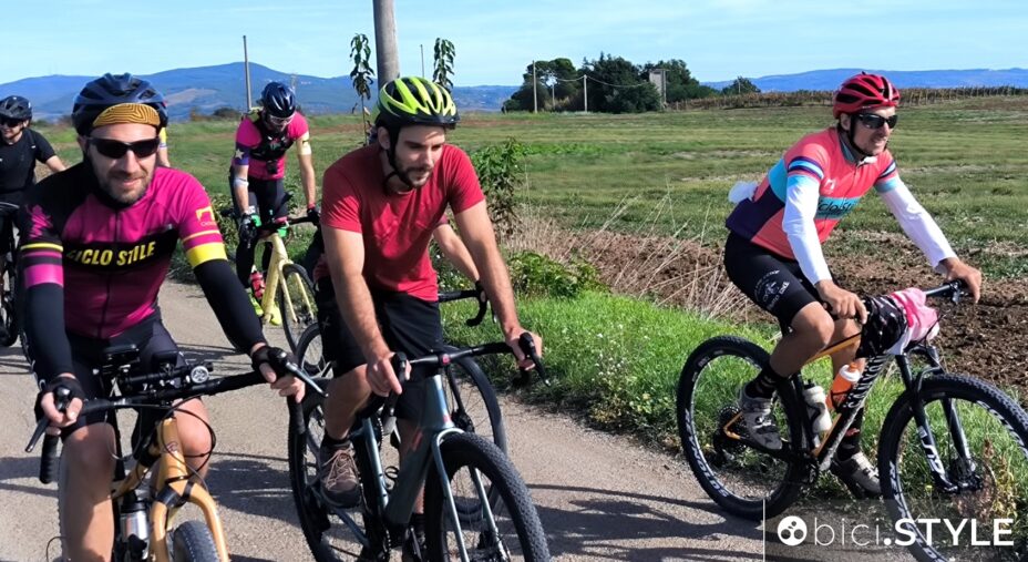 Lorenzo Barone nella social ride di Orvieto