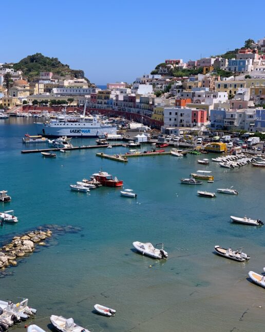 Ponza in bicicletta, vista dell'isola