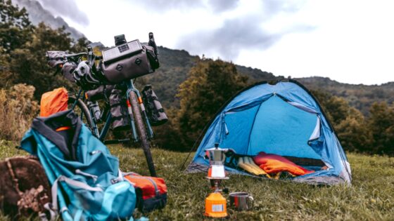 Corso Bikepacking, tenda