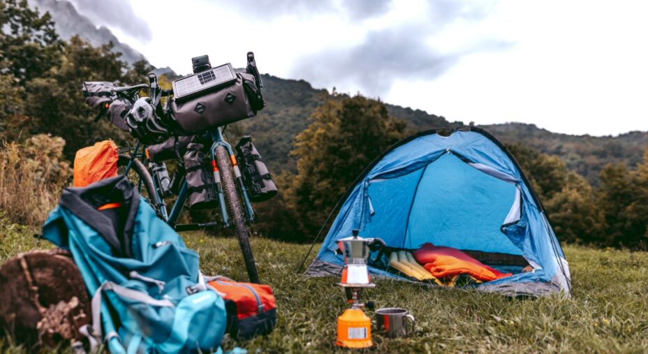Corso Bikepacking, tenda