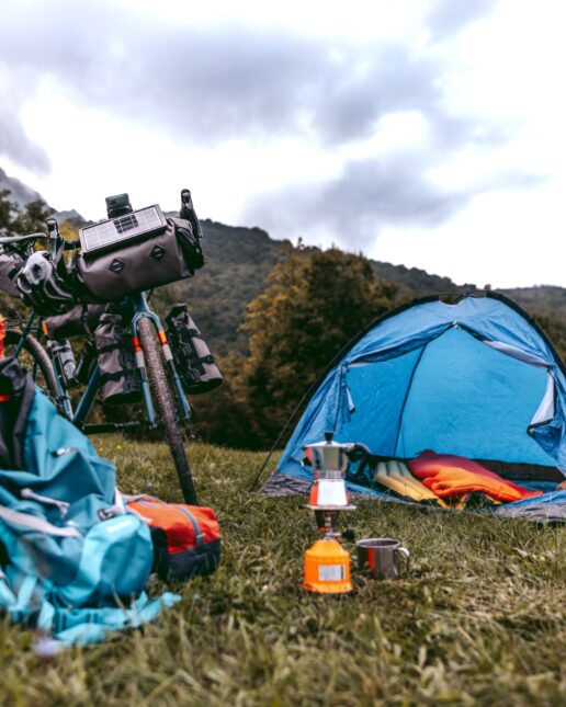Corso Bikepacking, tenda