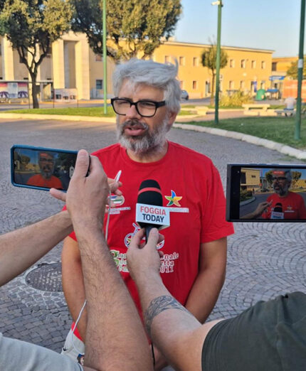 Antonio Dembech, presidente della Cicloamici Fiab di Foggia