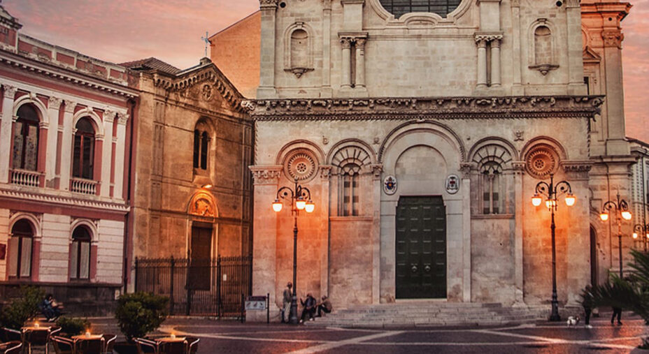 La Cattedrale di Foggia, uno dei principali siti culturali della città, fortemente bombardata durante l'ultimo conflitto mondiale