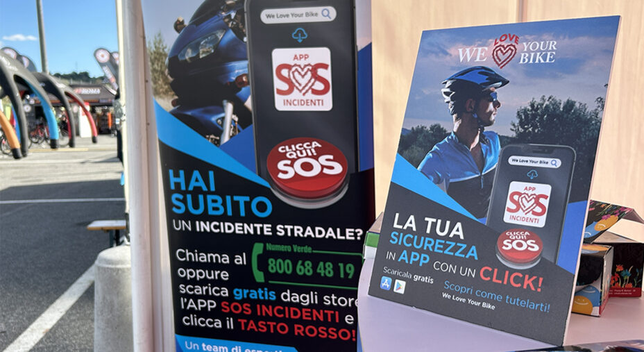 We Love Your Bike è stata presente alla 24h di Roma con un proprio stand e il supporto a due partecipanti