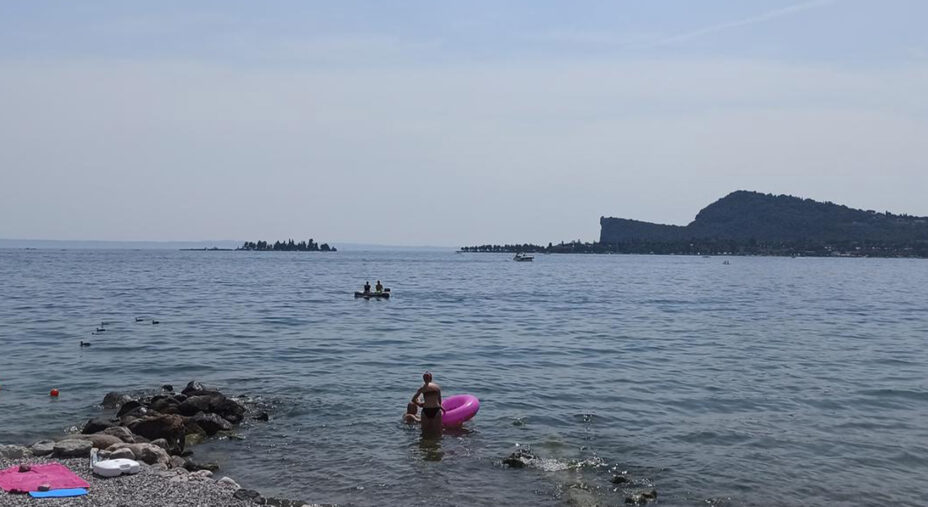 Il panorama del Lago di Garda da Moniga, siamo nella zona bresciana (percorso e foto Cami69)