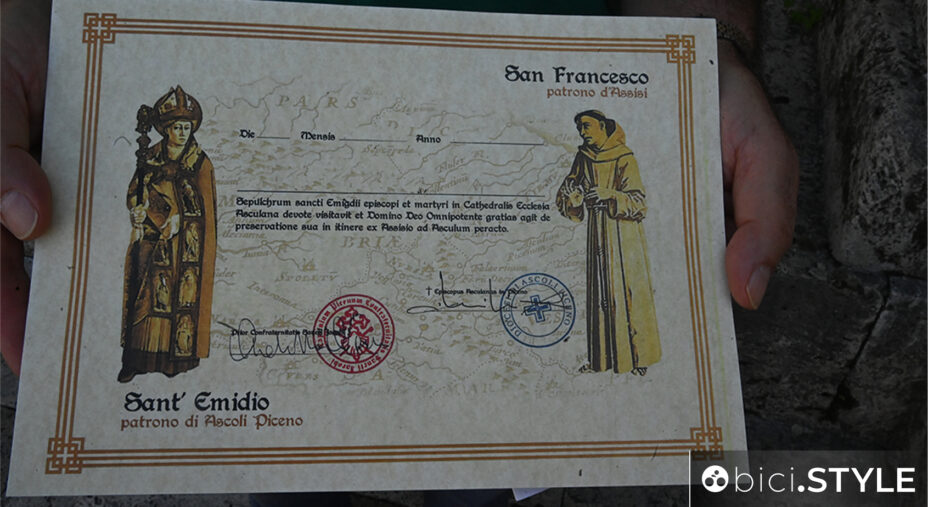 Cammino Francescano della Marca, da Assisi ad Ascoli Piceno, Emidiana
