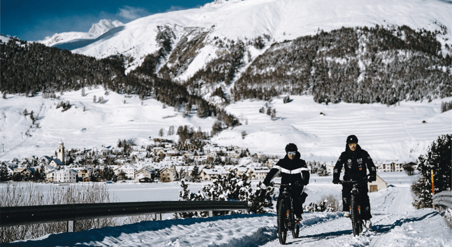 Giorgio Rocca, e-bike, neve, team building