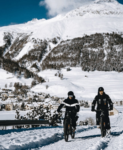 Giorgio Rocca, e-bike, neve, team building