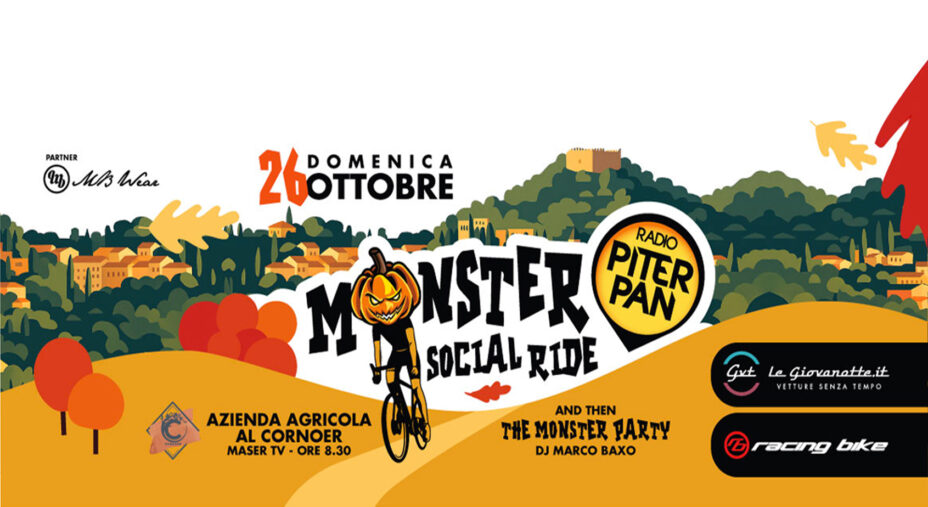 Monster Social Ride, Maser, Azienda agricola Al Cornoer, locandina