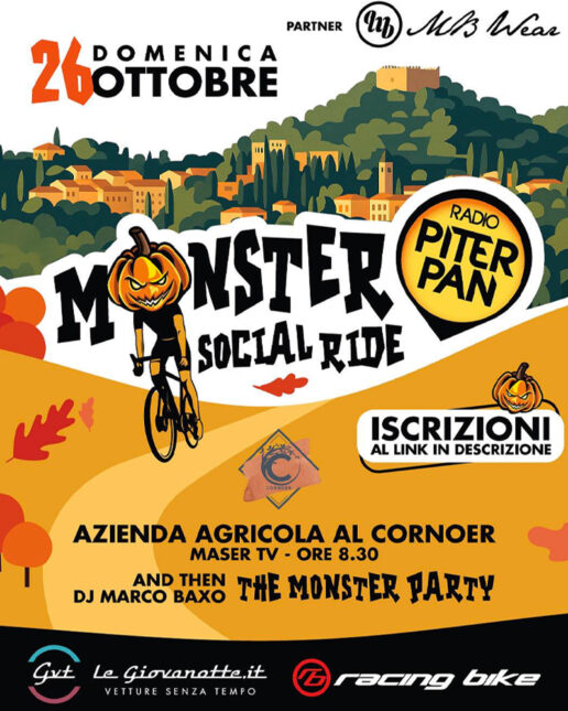 Monster Social Ride, Maser, Azienda agricola Al Cornoer, locandina