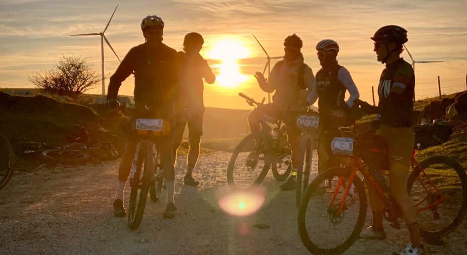 Molise Trail, ciclisti all'alba