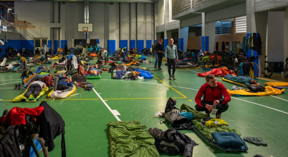 Molise Trail, palestra, campo base