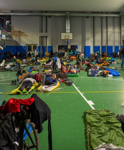 Molise Trail, palestra, campo base