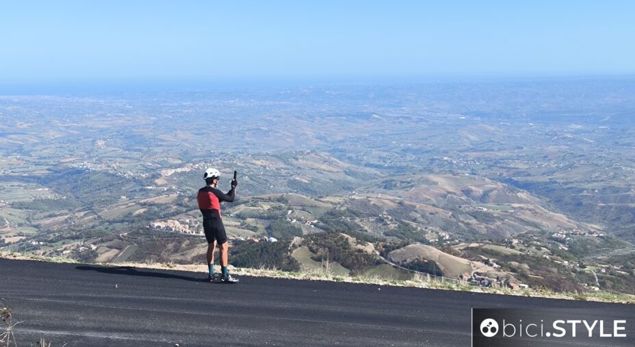 Ciclovie della Transumanza, panorama verso l'Adriatico