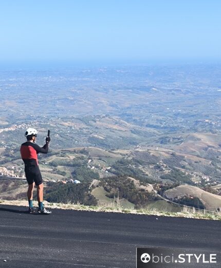 Ciclovie della Transumanza, panorama verso l'Adriatico