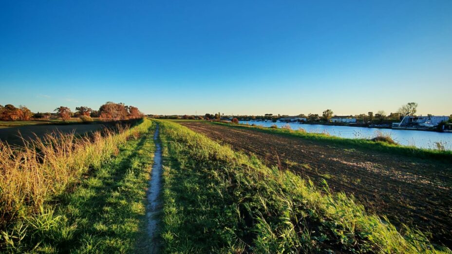 Sentiero Pasolini, lungo il Tevere
