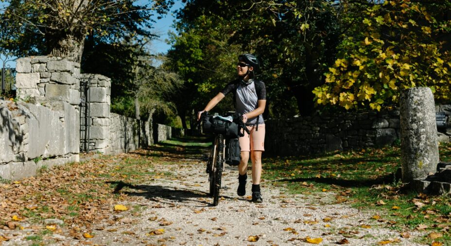 Molise Trail, ciclista donna