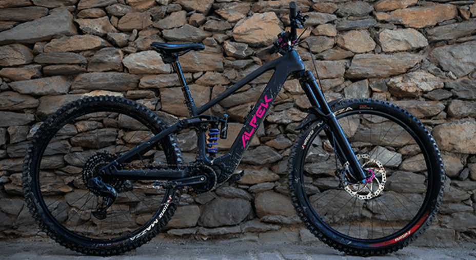 Arya e-mtb in carbonio di Alpek