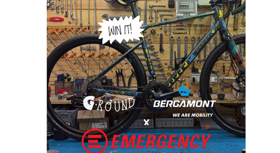 La locandina di Gravel for Peace, evento al quale Bergamont ha aderito devolvendo una bici di alta gamma