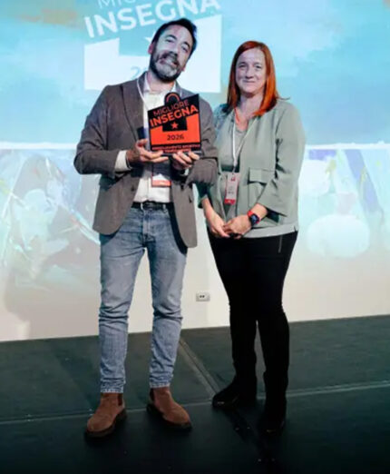 Fabrizio Mola, Business Developer di Decathlon Italia con il premio