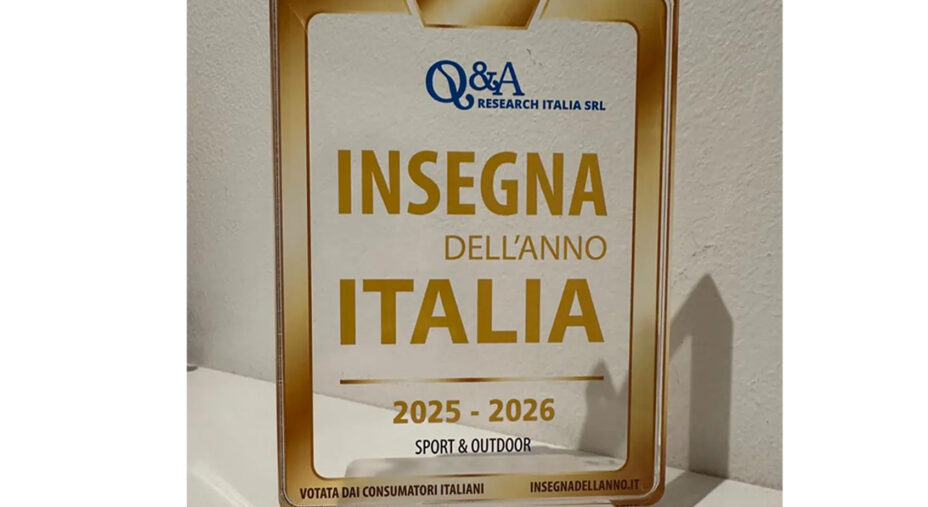 Il premio consegnato a Decathlon Italia per la categoria Sport & Outdoor