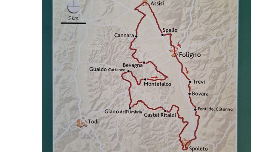Il disegno del percorso permanente che ha un perimetro di 170 chilometri