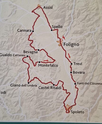 Il disegno del percorso permanente che ha un perimetro di 170 chilometri