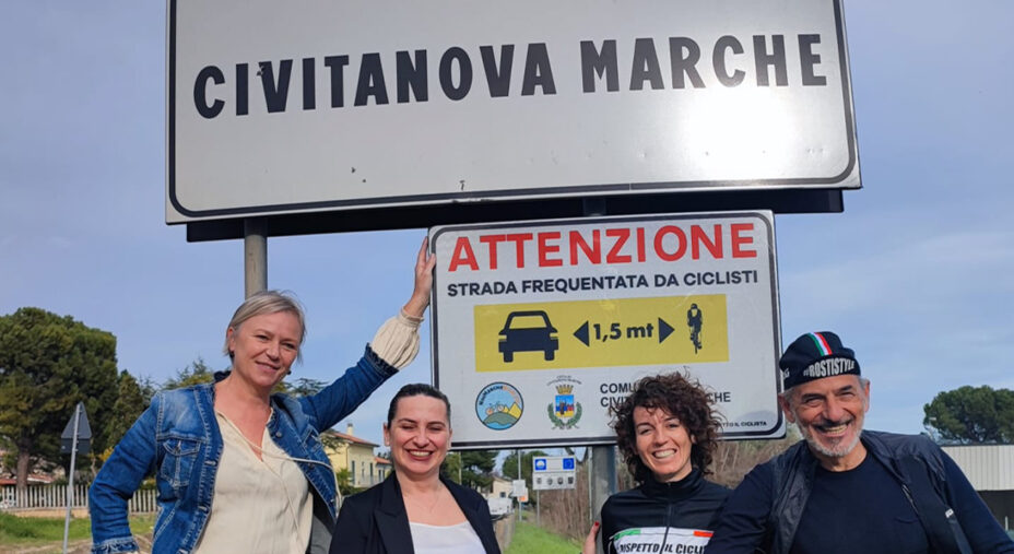 L'iniziativa di Io Rispetto il Ciclista si è estesa a tutta Italia e avrà altri appuntamenti