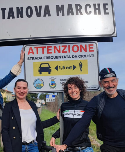 L'iniziativa di Io Rispetto il Ciclista si è estesa a tutta Italia e avrà altri appuntamenti