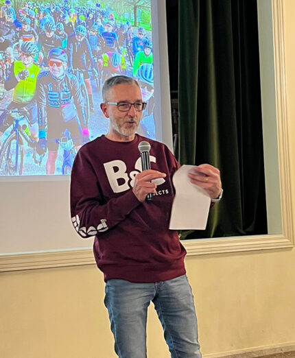 Roberto Pellizzari, titolare di B&G e progettista di IP 365-Un anno in gravel