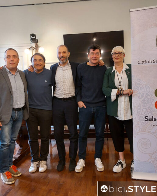 Massari (cons.regionale), Chiappucci, Musile Tanzi (sindaco di Salsomaggiore), Bugno e Isetti