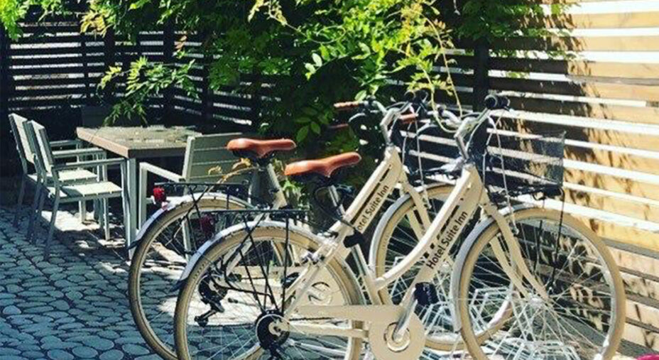 L'hotel ha una propria dotazione di city bike e negozi di riferimento per gli altri modelli