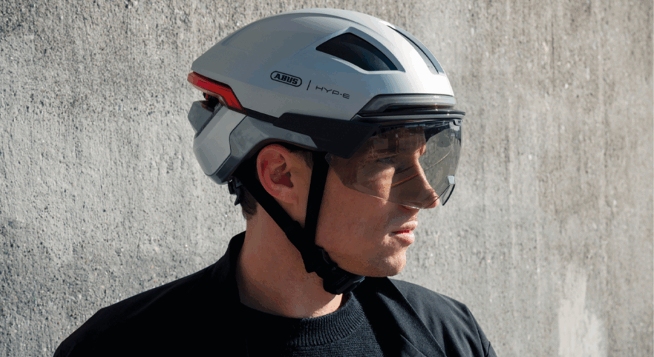 Abus Hyp-E, casco, commuting, visiera
