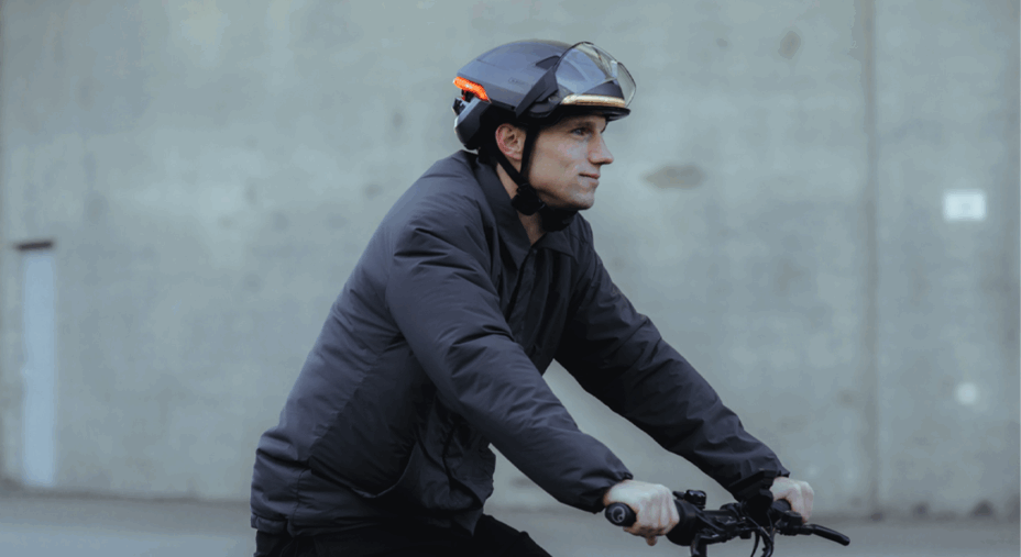 Abus Hyp-E, casco, commuting, visiera mobile
