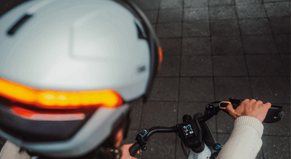 Abus Hyp-E, casco, commuting, pulsanti